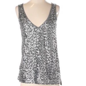 Sequin tank top